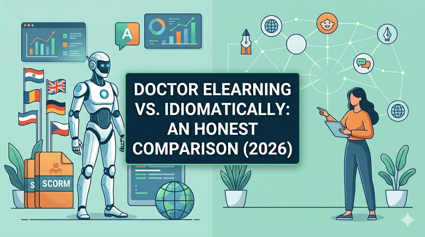 Doctor eLearning vs Idiomatically: Best Tools for Translating Idioms in eLearning