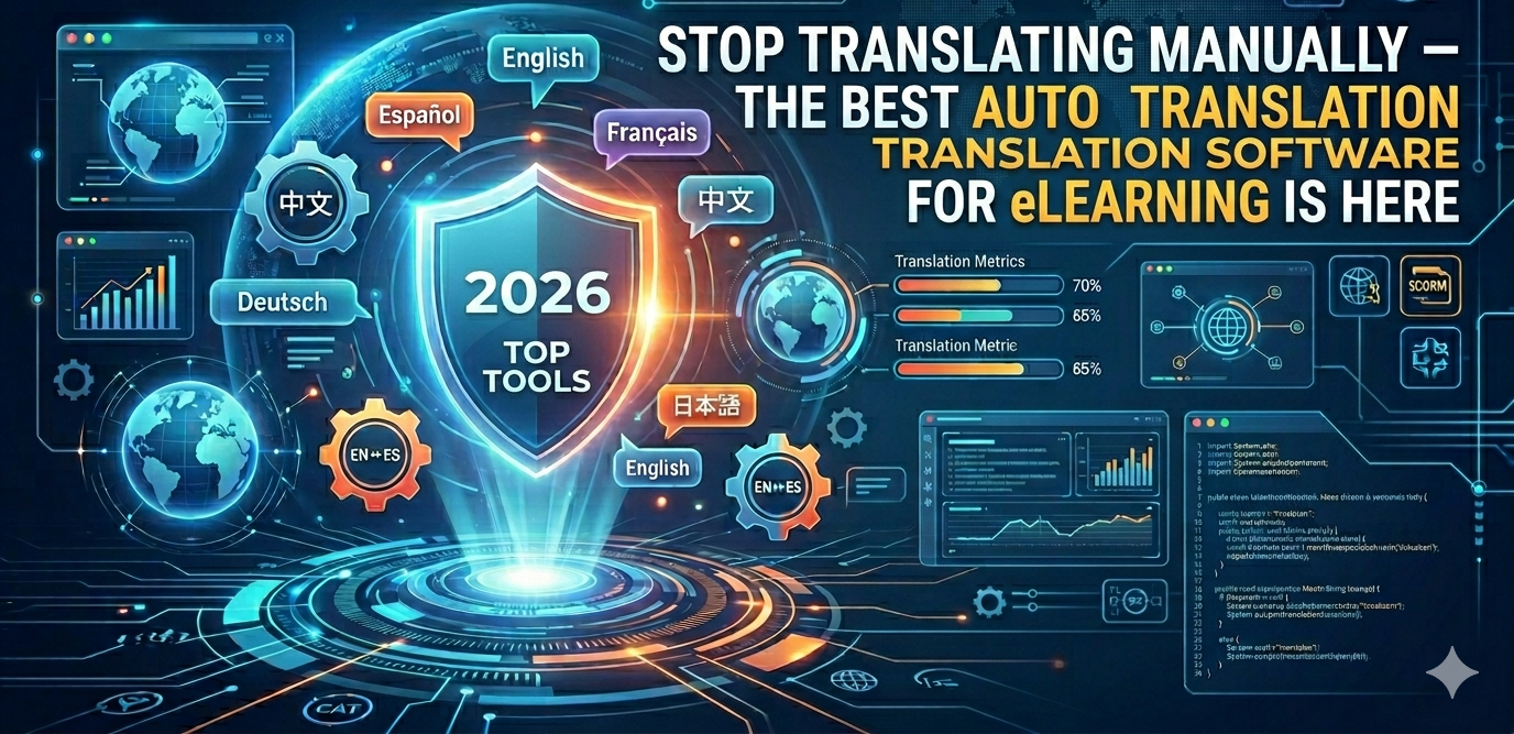 Stop Translating Manually — The Best Auto Translation Software for eLearning is Here