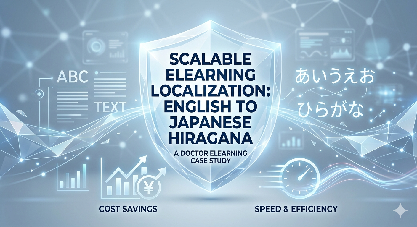 No Source Files? No Problem. Translate SCORM Modules to Hiragana with Doctor eLearning