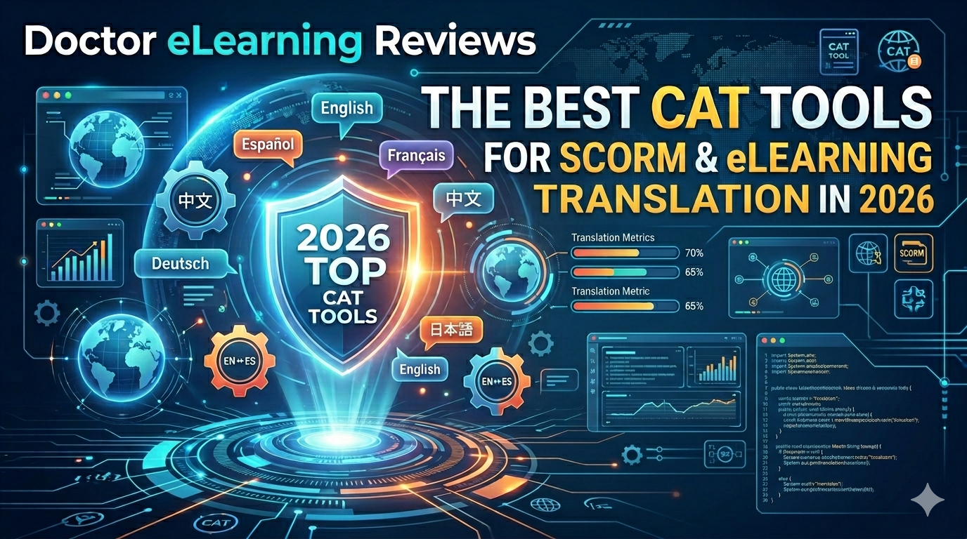 Doctor eLearning Reviews: The Best CAT Tools for SCORM & eLearning Translation in 2026