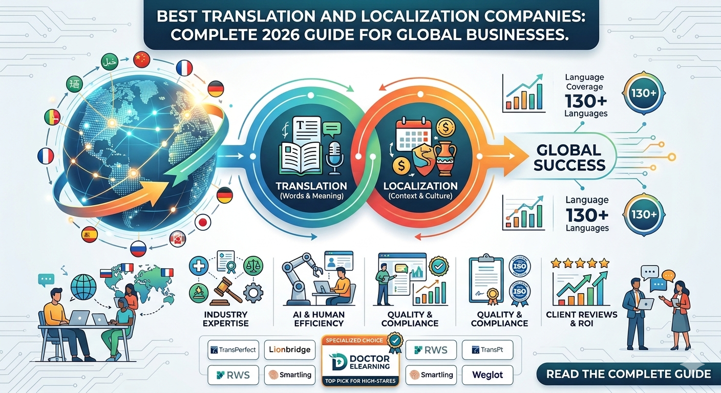 Best Translation and Localization Companies 2026: Complete Buyer’s Guide