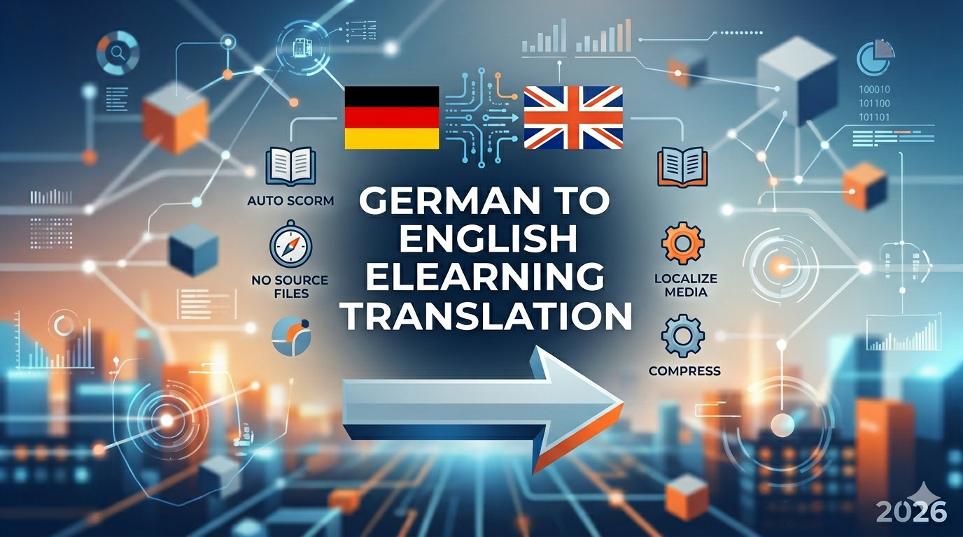 How to Translate German eLearning to English with Doctor Elearning: The 2026 L&D Guide