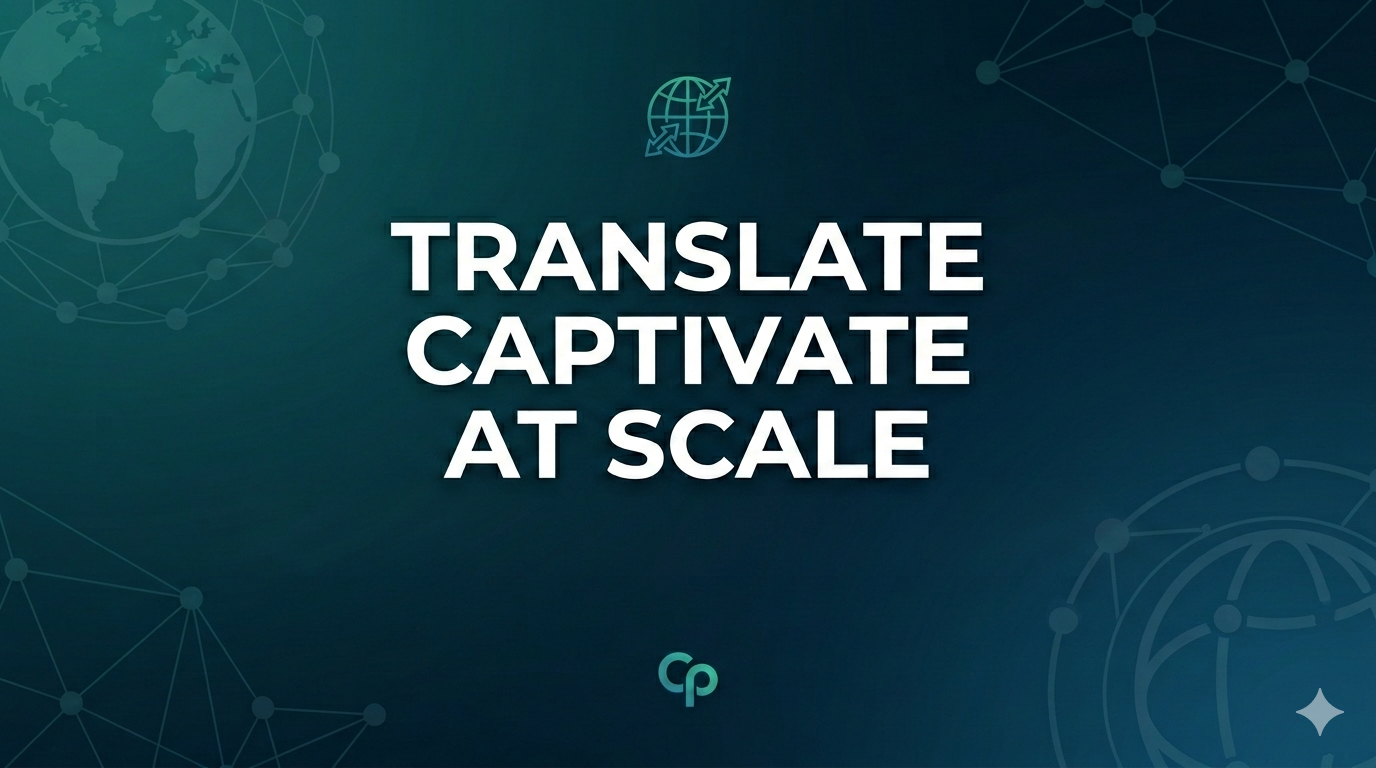 How to Translate Adobe Captivate Courses Without Rebuilding Them