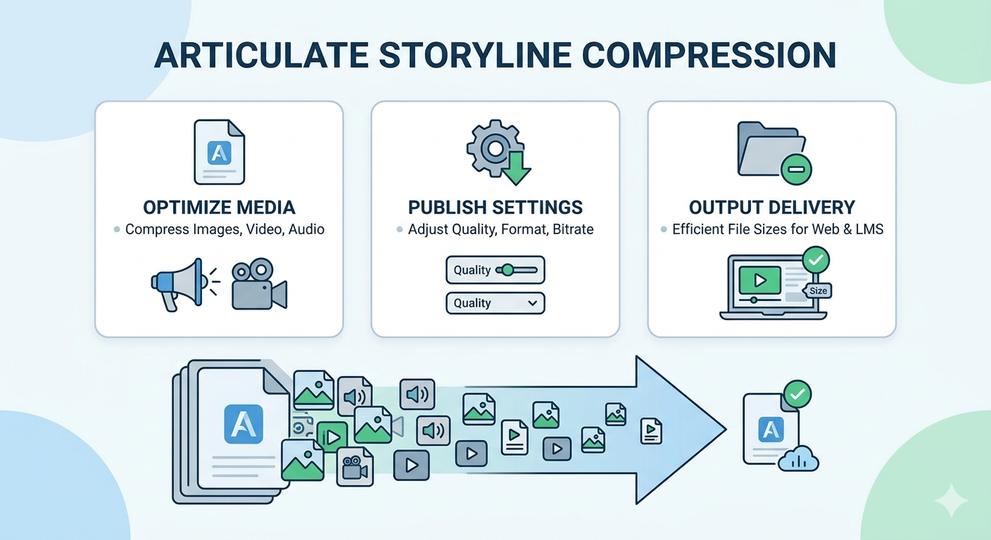 The complete guide to Articulate Storyline Compression: 5 strategies that actually work in 2026